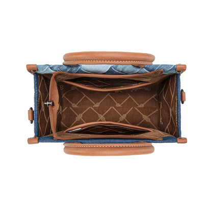 Wrangler Denim Patchwork Crossbody Bag - Denim