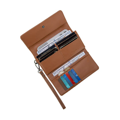 Wrangler Denim Patchwork Wallet - Denim