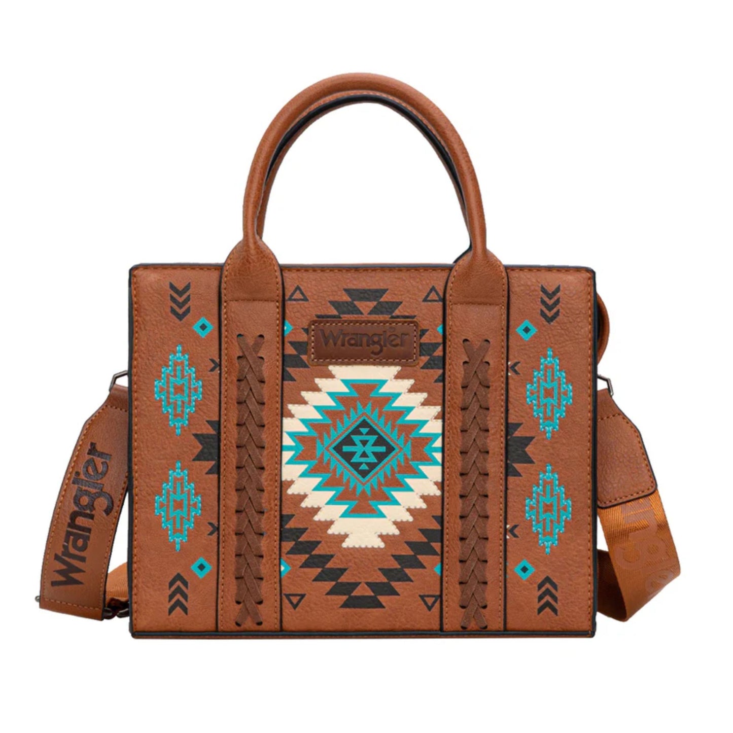 Wrangler Talia Aztec Crossbody Bag - Tan