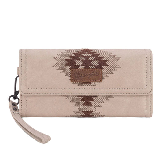 Wrangler Harper Aztec Wallet - Beige