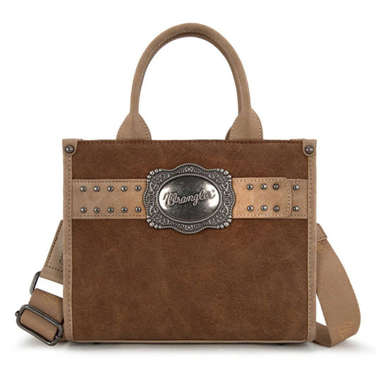 Wrangler Feature Buckle Crossbody Bag - Tan