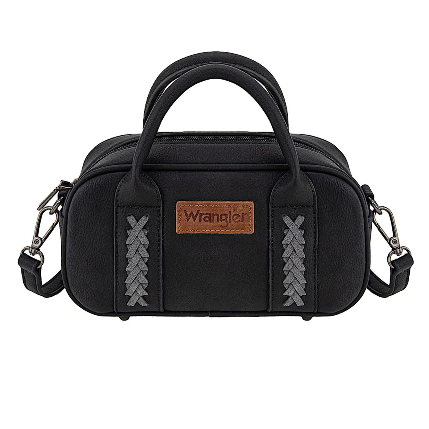 Wrangler Whipstitch Mini Crossbody Bag - Black