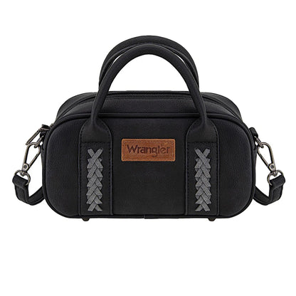Wrangler Whipstitch Mini Crossbody Bag - Black