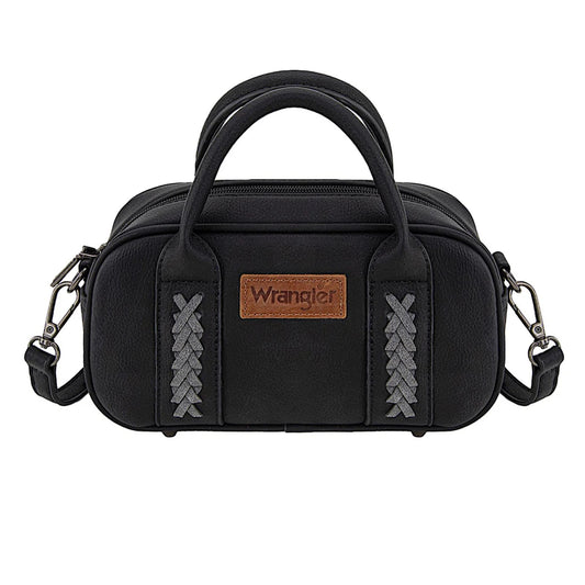 Wrangler Whipstitch Mini Crossbody Bag - Black