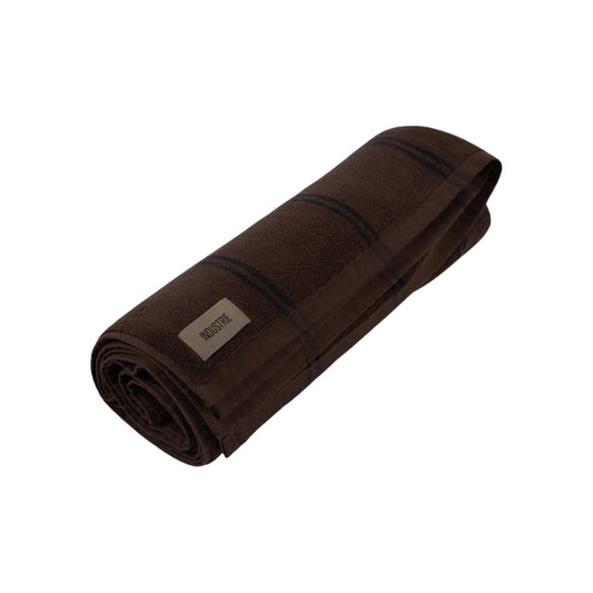 Industrie The Comporta Beach Towel - Cocoa / Onyx