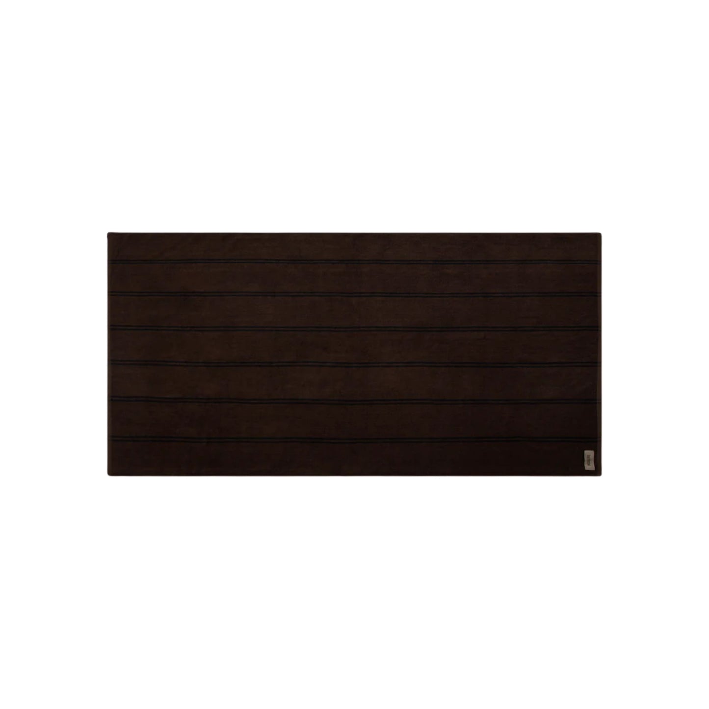 Industrie The Comporta Beach Towel - Cocoa / Onyx