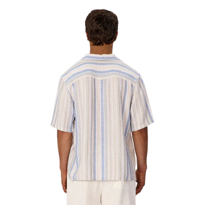 Industrie The Oakfield Short Sleeve Shirt - Blue Multi