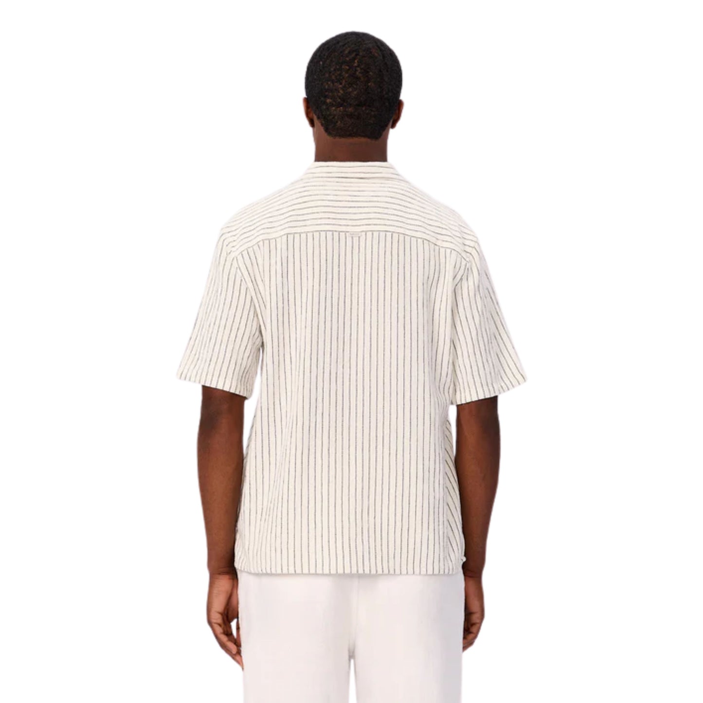 Industrie The Gilcrest Short Sleeve Shirt - White / Navy
